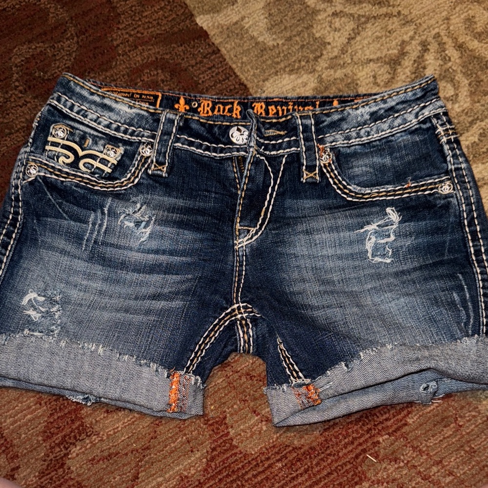 Rock Revival Denim Shorts - Picture 2 of 3